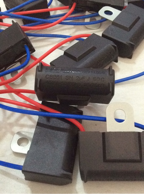 Capa đề quạt 2uf  B3 B4 - Capa khởi động cho quạt 2uf/400VAC