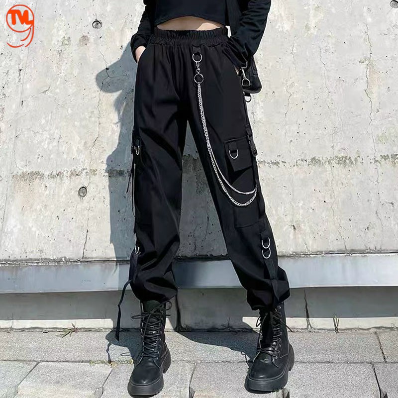 Quần Kaki Unisex TVL1999, quần dài jogger dây xích cá tính phong cách đường phố chất đẹp không nhăn phai xù khi giặt.