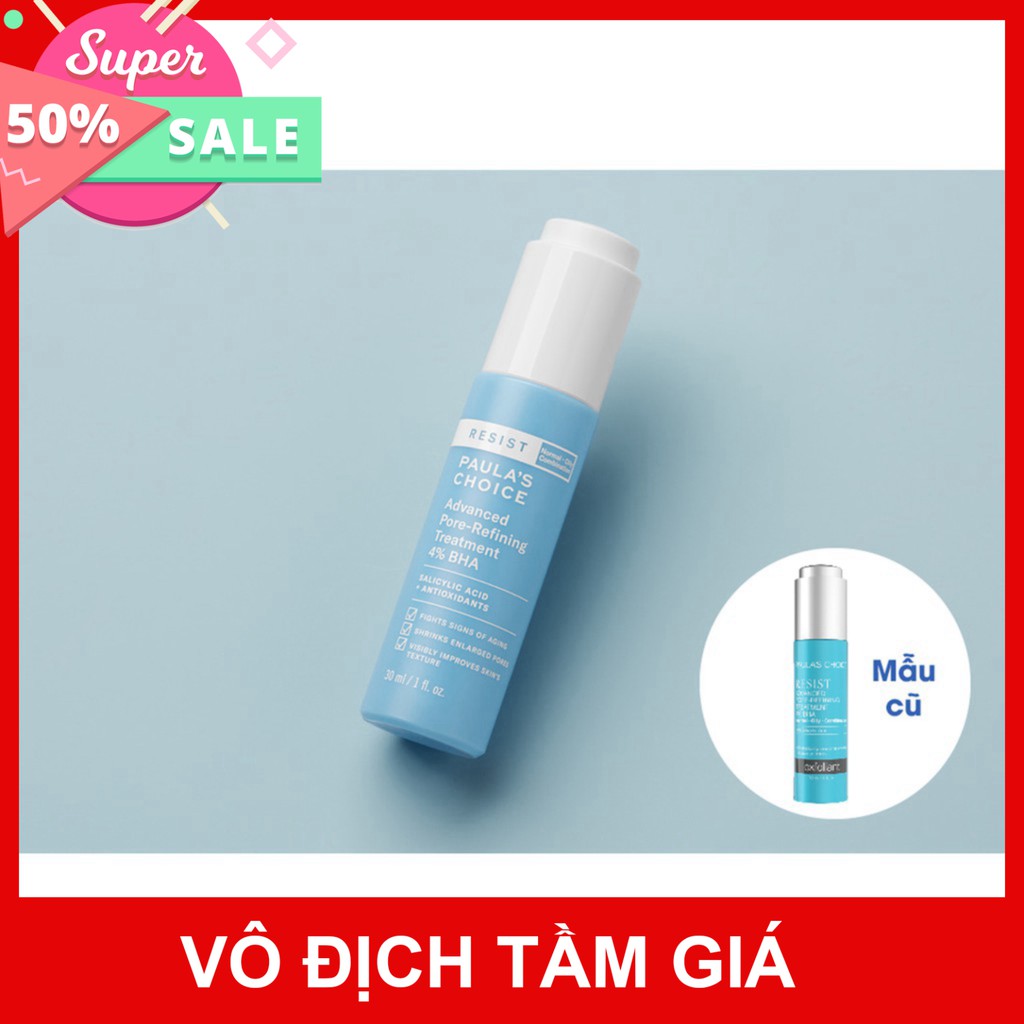 Serum Phục Hồi và tái tạo Đặc Biệt Paula's Choice RESIST Advanced Pore Refining Treatment 4% BHA 30ml 7791