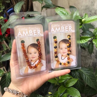 Vòng cổ hổ phách Amber cho bé