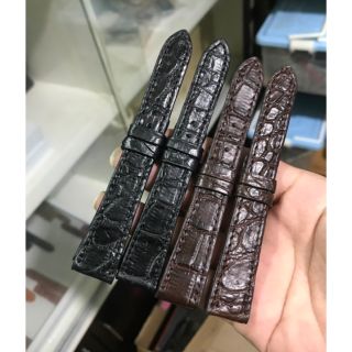 DÂY ĐỒNG HỒ DA CÁ SẤU SIZE 20-16 ( mặt trong dạ bò )