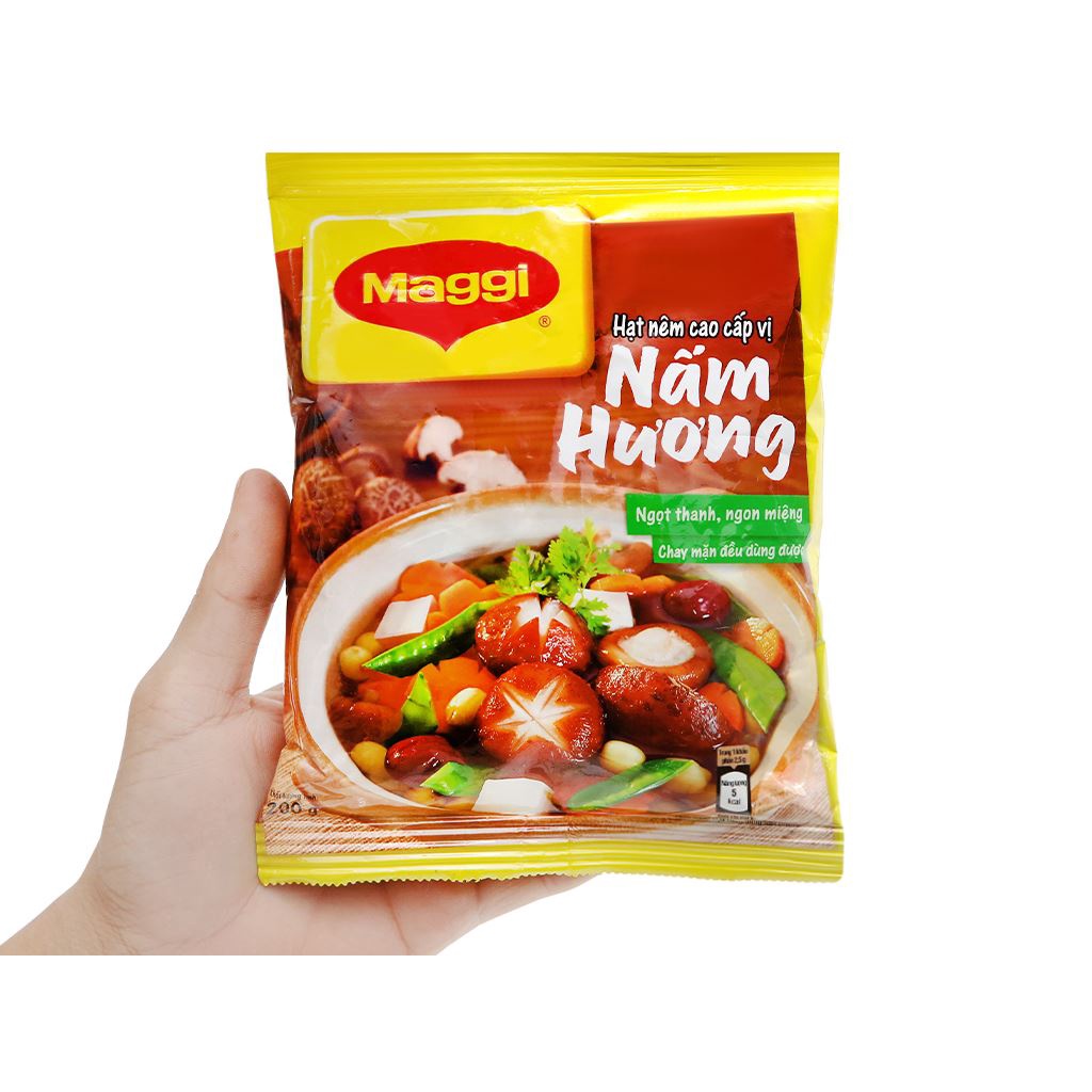 COMBO 3 GÓI HẠT NÊM MAGGI NẤM HƯƠNG - gói 450gr