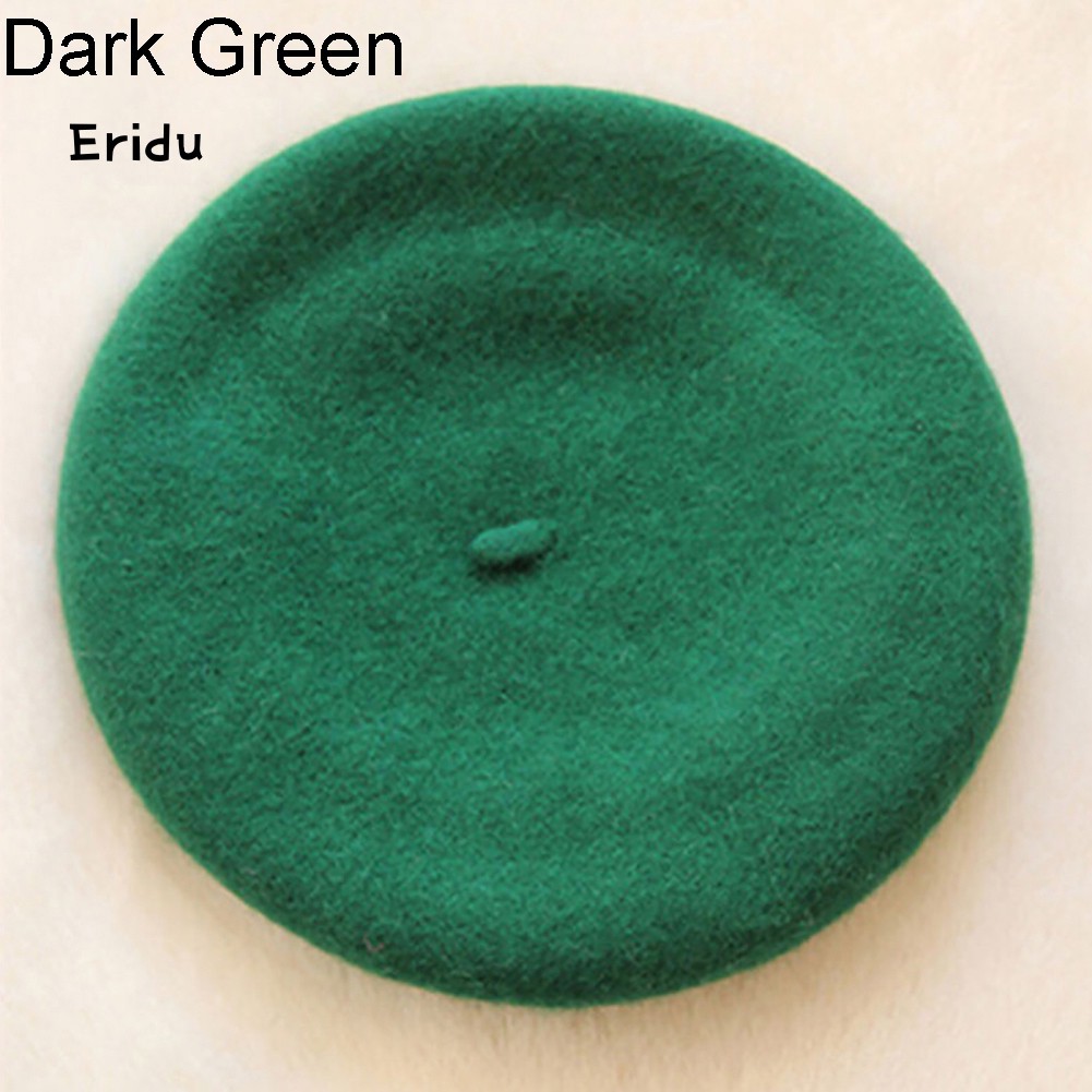 Mũ Beret Màu Sắc Đơn Giản Thời Trang Cho Nữ