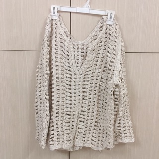 Áo lưới Châu Bùi đan dày sang chảnh