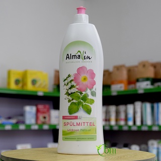 Nước rửa chén hữu cơ hương hoa hồng dại 1 lít - Almawin
