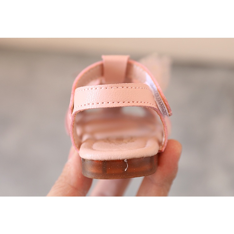 Dép sandal tập đi công chúa cho bé gái đế mềm xinh xắn [LX2]