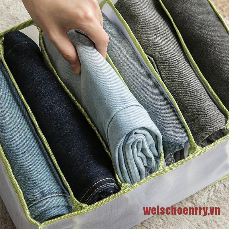Hộp Đựng Quần Áo / Vớ Bằng Lưới Chia Ngăn Tiện Dụng