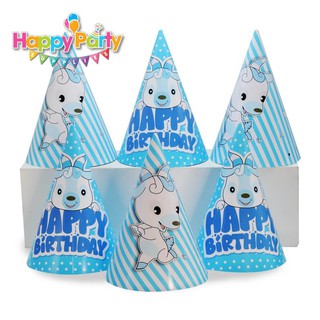 ( 9 MẪU ) Set 6 nón sinh nhật cho bé trai