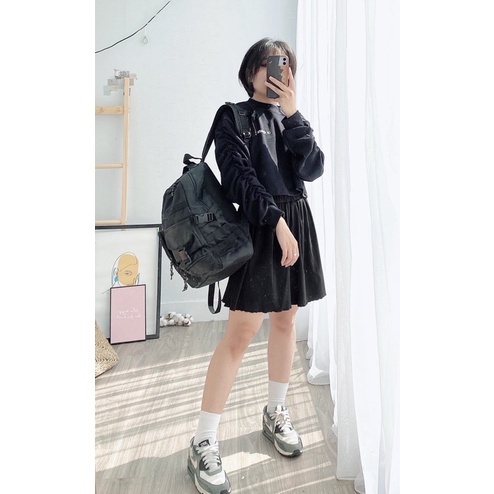 Set coptop tay bồng và chân váy