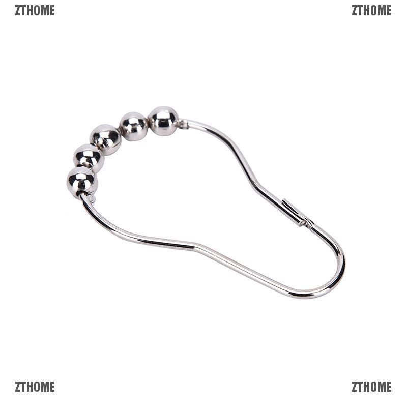 (MớI) Bộ 12 VòNg Treo RèM CửA Mạ Chrome