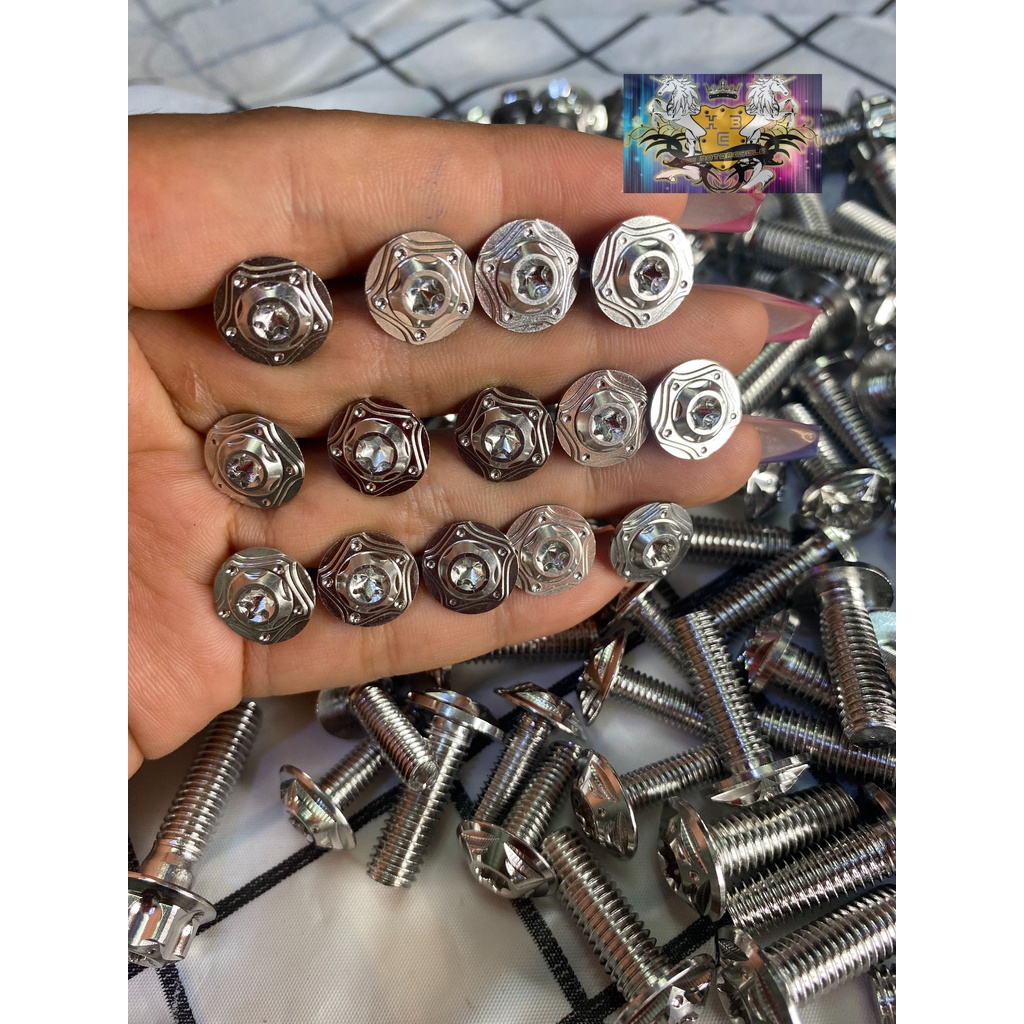 Ốc Salaya Inox 304 6li, 8li, 10li Chiều Dài Đầy Đủ Các Size