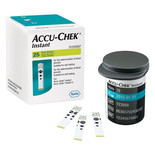 Que Thử Đường Huyết Accu-Chek Instant 50 que - instant