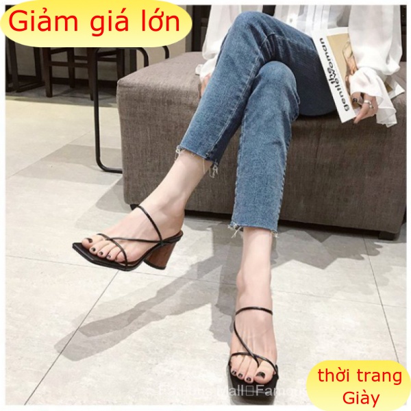 Giày Cao Gót 7cm Kiểu Phương Tây Thiết Kế Xinh Xắn Cho Nữ