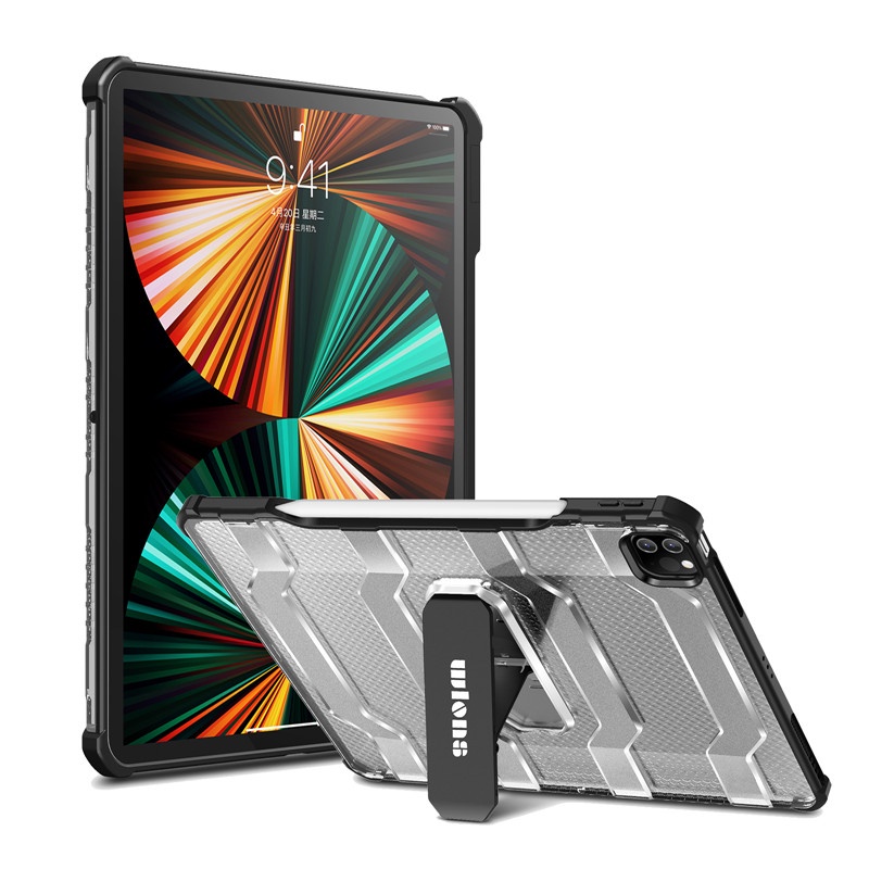 Ốp Máy Tính Bảng Trong Suốt Chống Sốc Có Chân Đế Cho Ipad Mini 6 7 / 8 / 9th Gen Pro 10.5 11 12.9 2021 Air 4 Air 5 2022