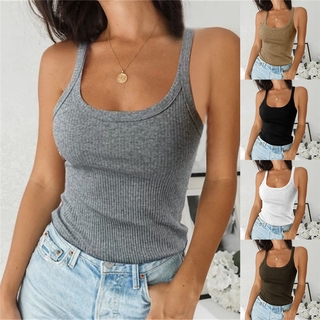 Áo Tank Top Sát Nách Màu Trơn Có Size Lớn