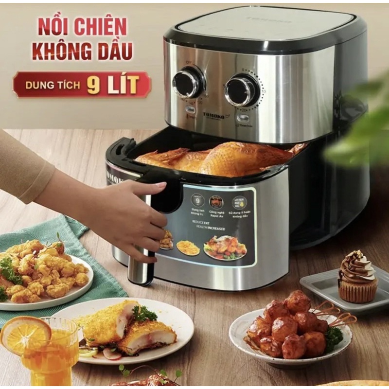 Nồi chiên không dầu TOMOKO 9lít