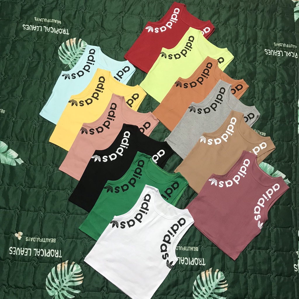 ÁO BA LỖ NGƯỢC, ÁO CROPTOP VIỀN CHỮ THUN COTTON CO GIÃN 4 CHIỀU
