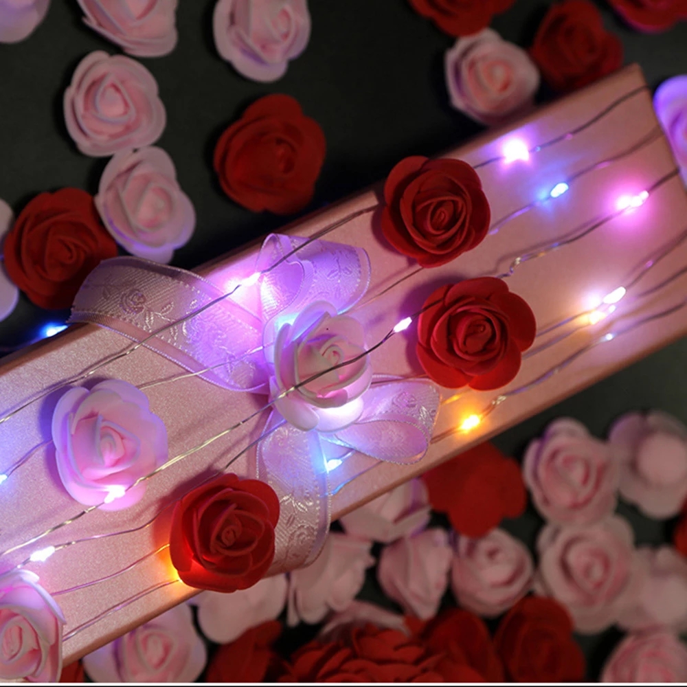 Dây Đèn Led 5m 50 Bóng 8 Màu Trang Trí Sinh Động