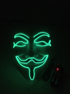[XẢ KHO 3 NGÀY]  Mặt Nạ Hacker Phát Sáng Đèn Led DJ