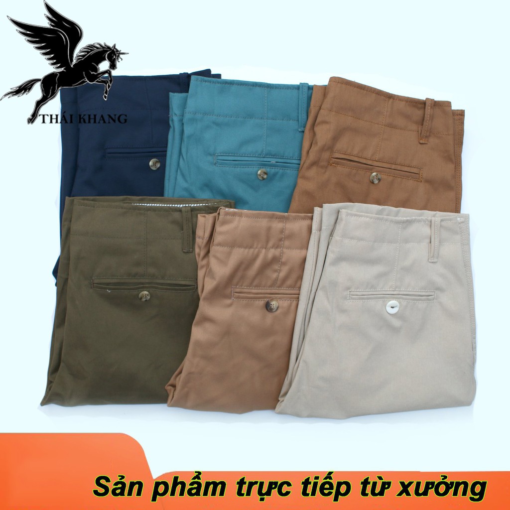 Quần short kaki nam Hàn Quốc vải cotton dày loại quần short kaki nam trẻ trung dài tới đùi gối SK1