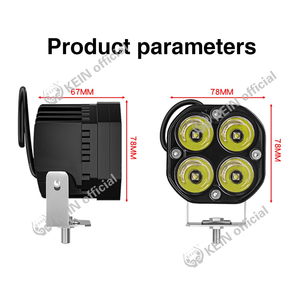 Đèn Pha Led Cree Bóng Đèn Sương Mù Dành Cho Xe Mô Tô 2020