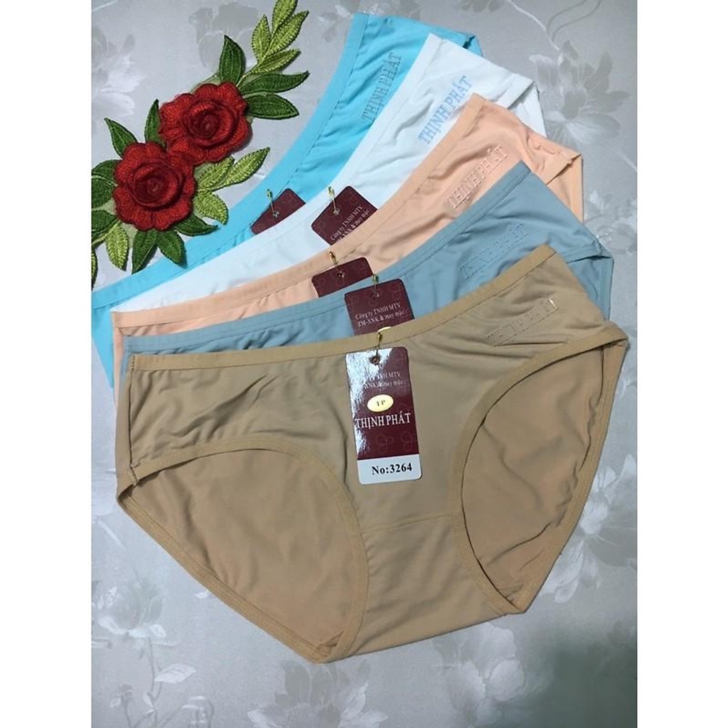 Quần lót thun lạnh cao cấp Thịnh Phát Size 50kg - 65kg. Set 5cái