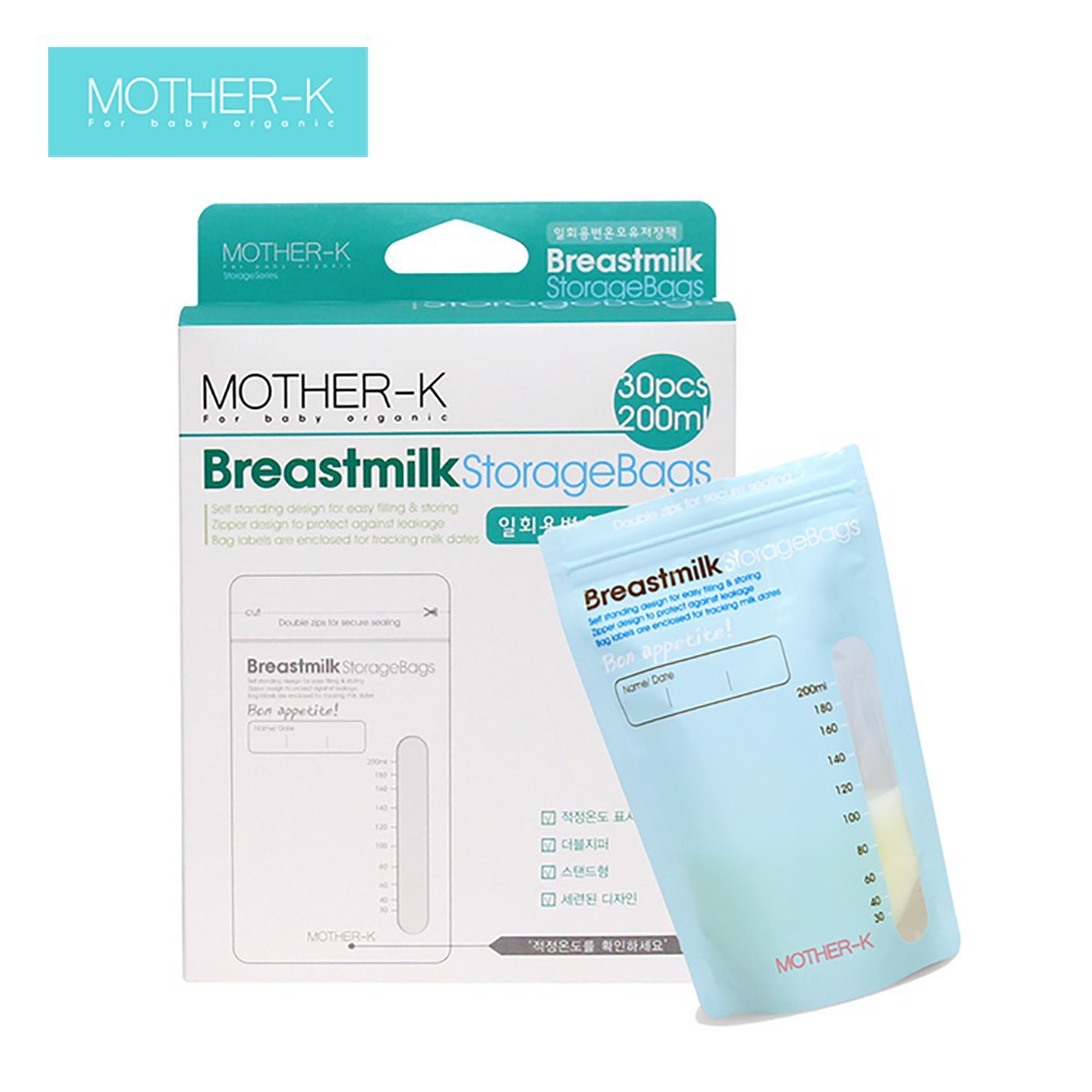 Túi Trữ Sữa Cảm Biến Nhiệt Mother-K Hàn Quốc (30c)