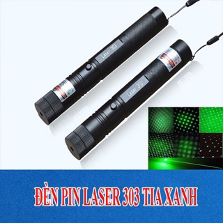 Đèn pin Laze 303 xanh