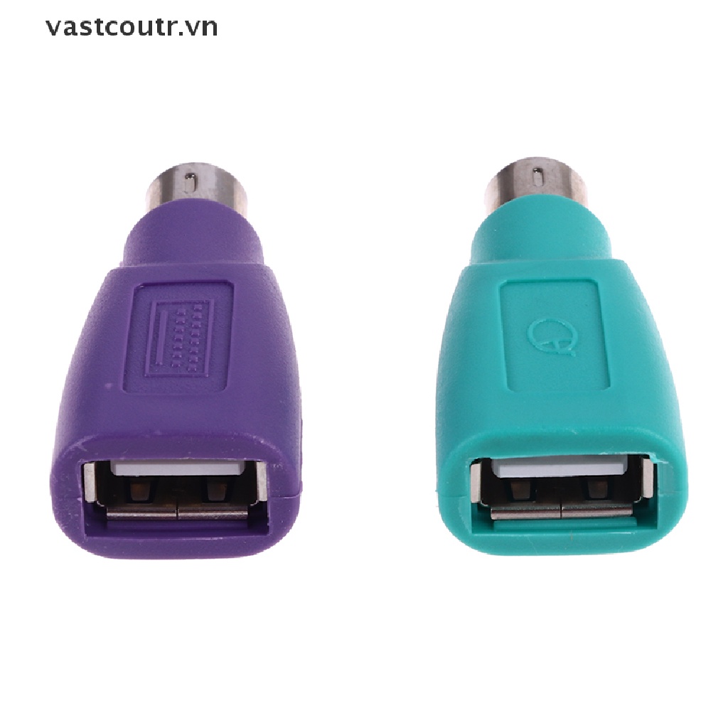 1 Cặp Đầu Nối Chuyển Đổi Chuột Và Bàn Phím PS2 Sang PS / 2 Cổng usb