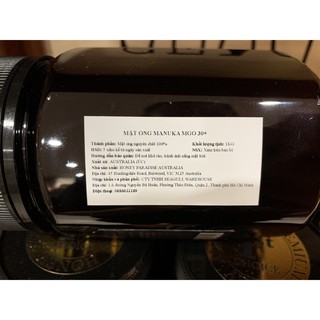 <MẬT ONG MANUKA ÚC> MANUKA HONEY MGO 30+