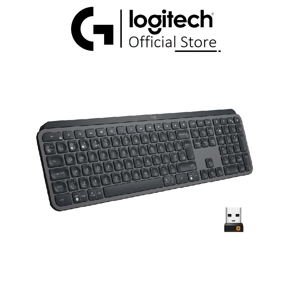 Bàn phím Logitech MX Keys Wireless Illuminated Keyboard không dây bluetooth - Chính hãng Digiworld