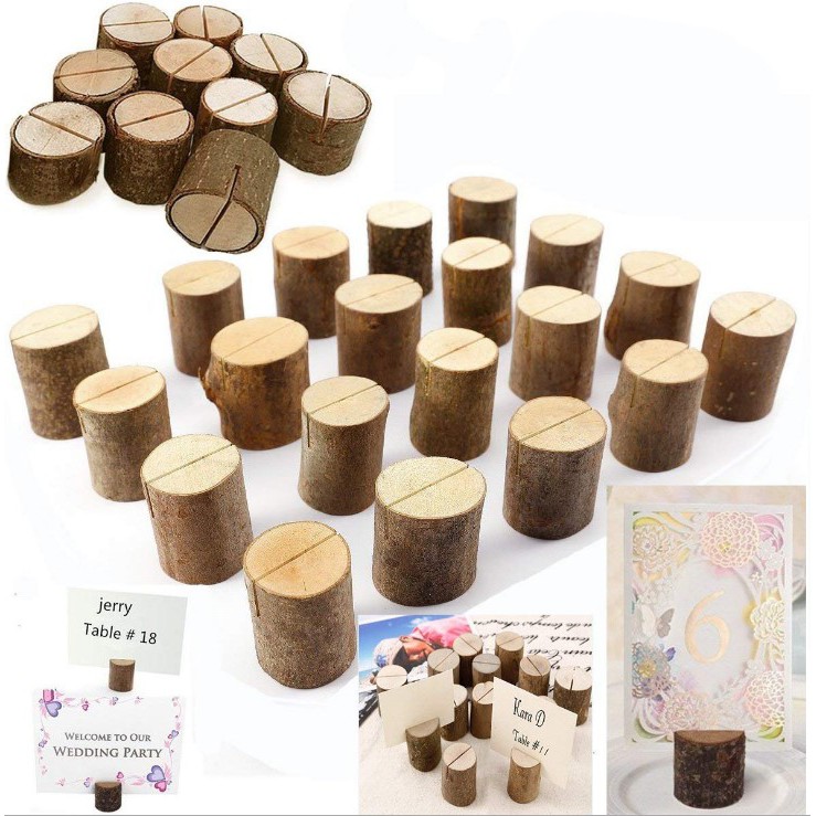 Khúc gỗ nhỏ cắm ảnh trang trí bàn Gallery