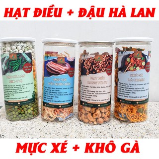 FreeShip ComBo Set Đồ Ăn Vặt Mix 4 Hũ - Hình Thật