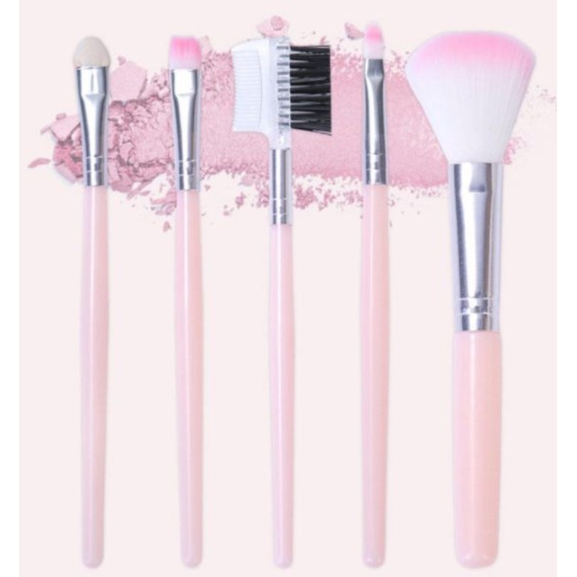 Bộ Cọ Trang Điểm 5 Món Mini Loại Thường Ổn