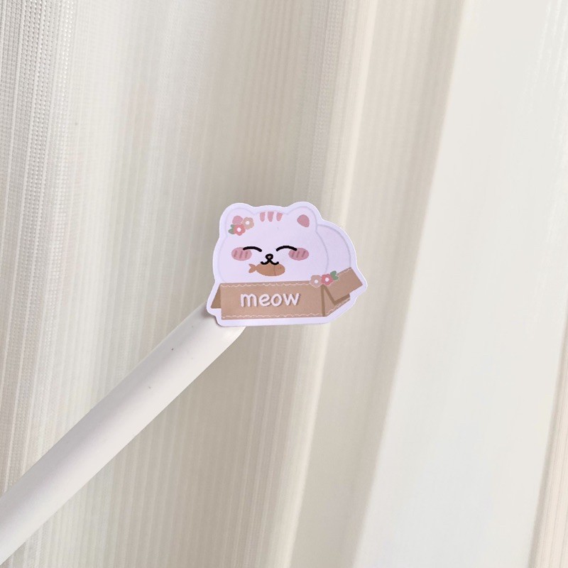 Set sticker mèo mập