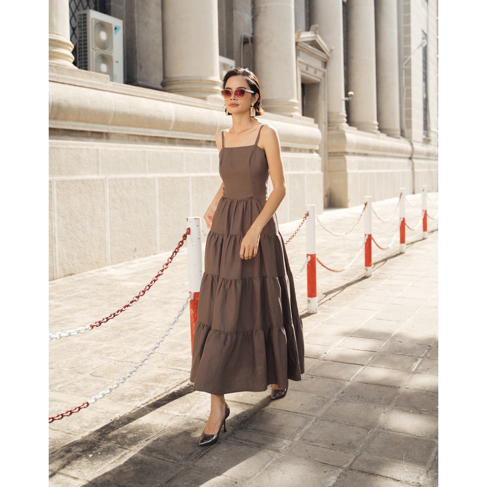 Vải Linen Bột Tone Trắng, Nâu, Cà Phê, Be, Lam, Đen