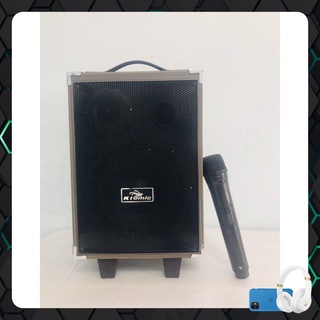 Loa Karaoke di động  Q8S 2 miro 80w mẫu 2024 - mẫu mới, thiết kế nhỏ gọn có kích vừa phải thuận tiện cho việc mang đi