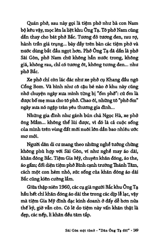 Sách Sài Gòn Một Thuở - Dân Ông Tạ Đó