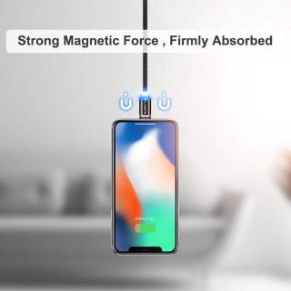 Dây sạc đầu nam châm Micro USB /Type C/Lightning 1M 2A cho iOS/Android