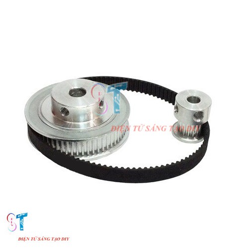 Pulley Bánh Răng Nhôm MXL 20 Răng Bản Rộng Đai 7mm Trục 5mm