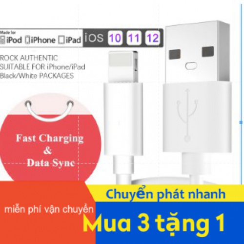 Dây cáp sạc nhanh và truyền dữ liệu cho Iphone 7 8 Plus X XS Max XR 5 5S SE 6 6S Plus