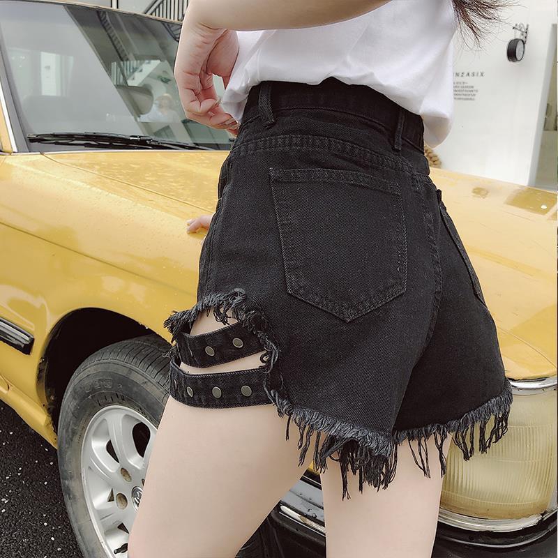 Quần Short Jean Rách Thời Trang Dành Cho Nữ