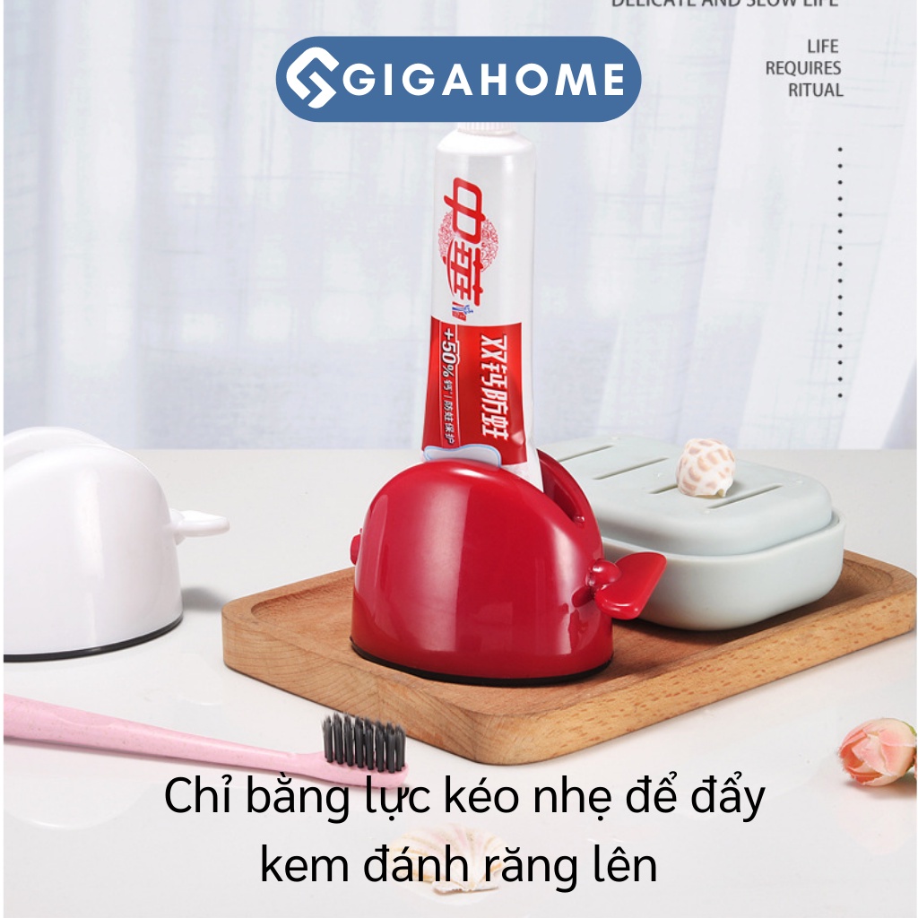 Dụng Cụ Nặn Kem Đánh Răng, Sữa Rửa Mặt GIGAHOME Bằng Nhựa, Giúp Tiết Kiệm 9450
