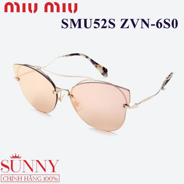 Kính mát Miu Miu - SMU52S ZVN-6S0 - sp chính hãng dc bh toàn quốc