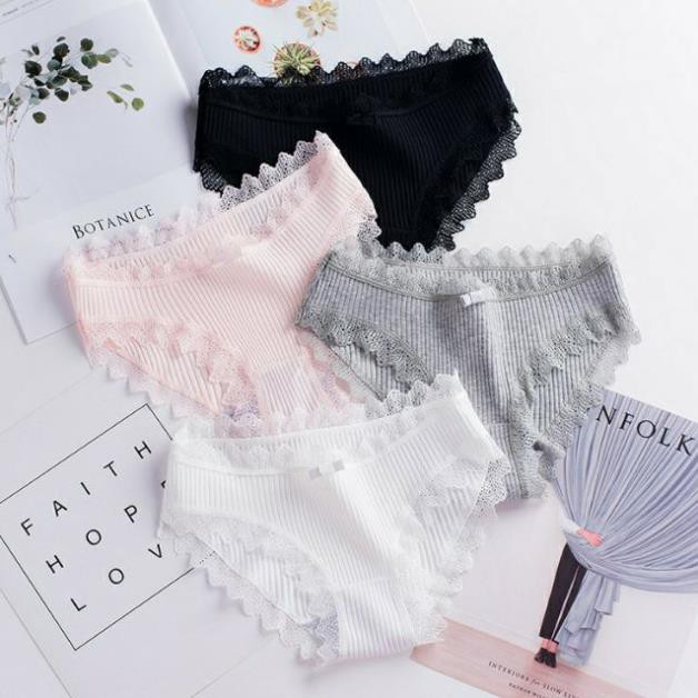  Quần Lót Gân Tăm Cạp Ren ( D) . | BigBuy360 - bigbuy360.vn