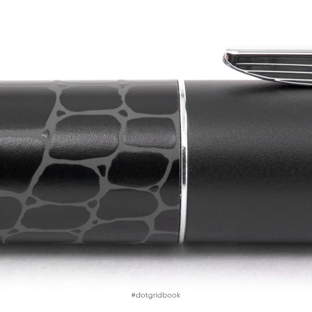 Bút gel Pilot MR2 Metropolitan Black Crocodile, mực xanh, ngòi 0.7mm - Hàng chính hãng Nhật Bản