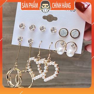 Khuyên Tai Hình Tròn, Vòm, Họa Tiết, Hình Học, Ngọc Trai Thời Trang Phong Cách HÀN QUỐC NHẬT BẢN  Bông Tai Cho Nữ