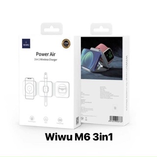Đế sạc ko dây wiwu 3 in 1 m6