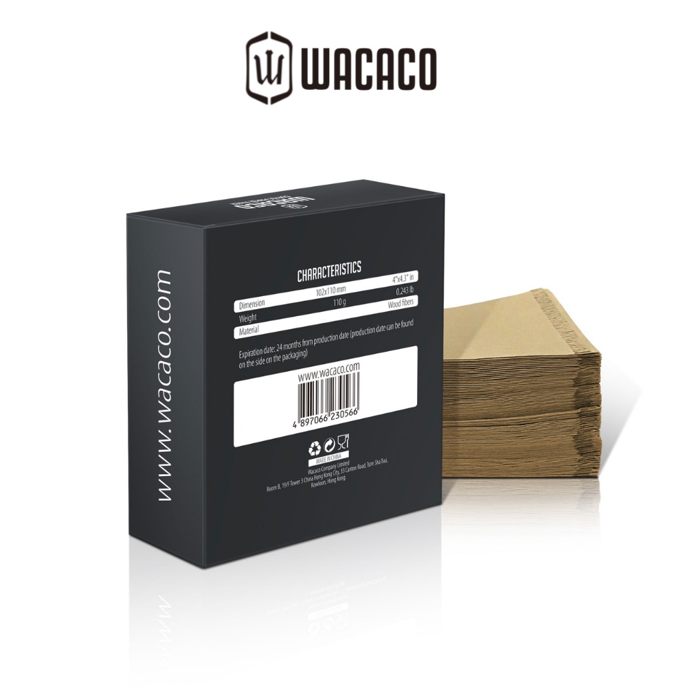 Giấy lọc cà phê Wacaco - Sử dụng cho pour Over - 102 x110 mm - số lượng 100 tờ