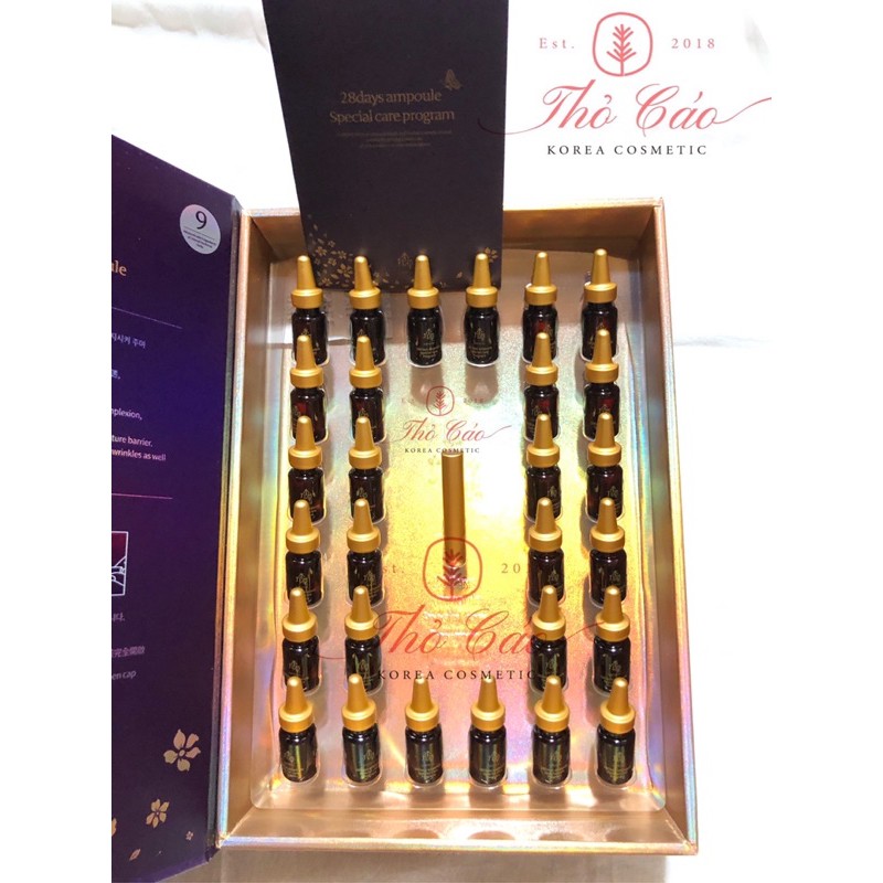 BỘ DƯỠNG DA GUBONCHO 28 DAYS AMPOULE SPECIAL CARE PROGRAM CHỐNG LÃO HOÁ DA